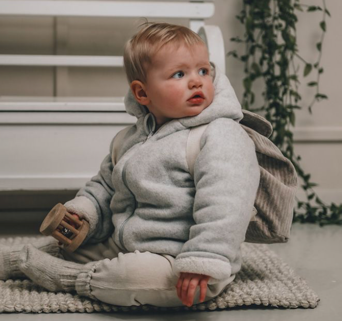 Thumbnail: (SA) Koeka - Baby Jack Reversible Denver soft grey 50/56