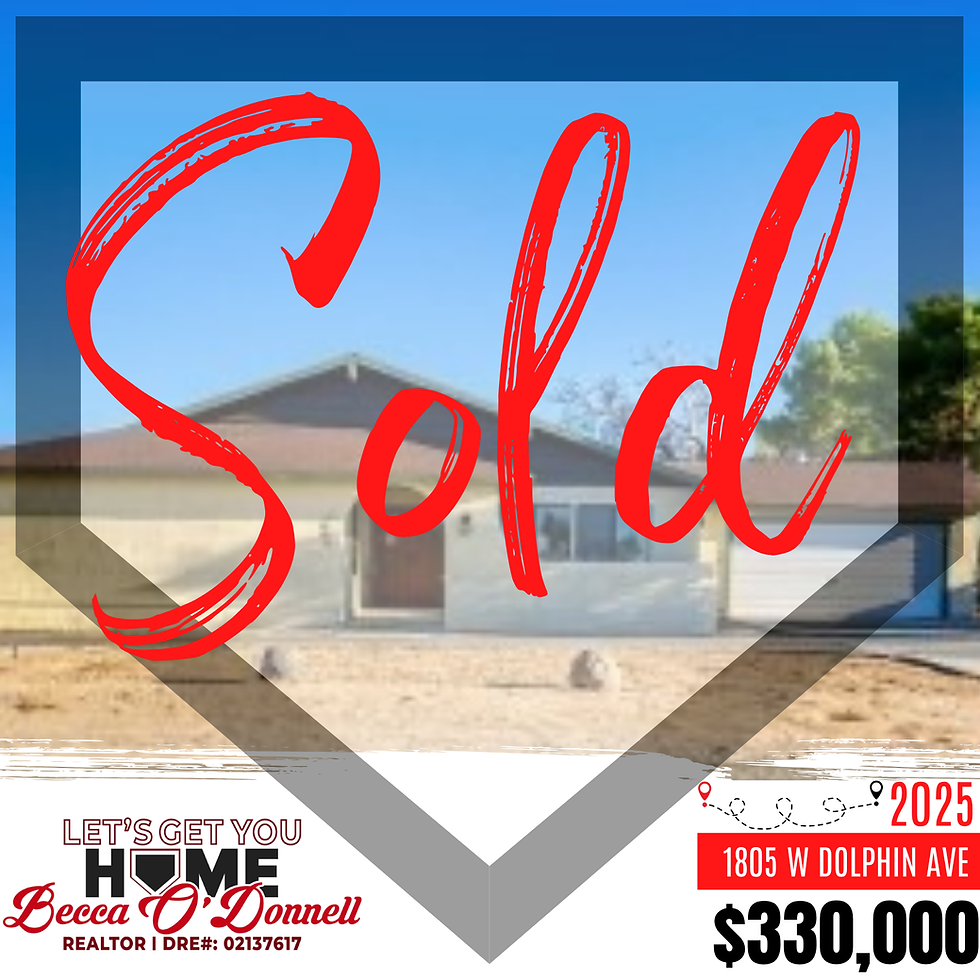 Home sold by Becca O'Donnell in Ridgecrest, CA.