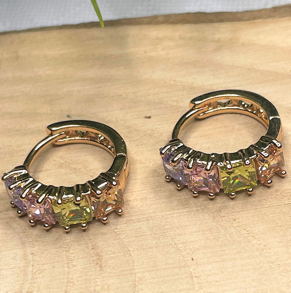 Küçük resim: Xuping Multicolor Taşlı Küpe
