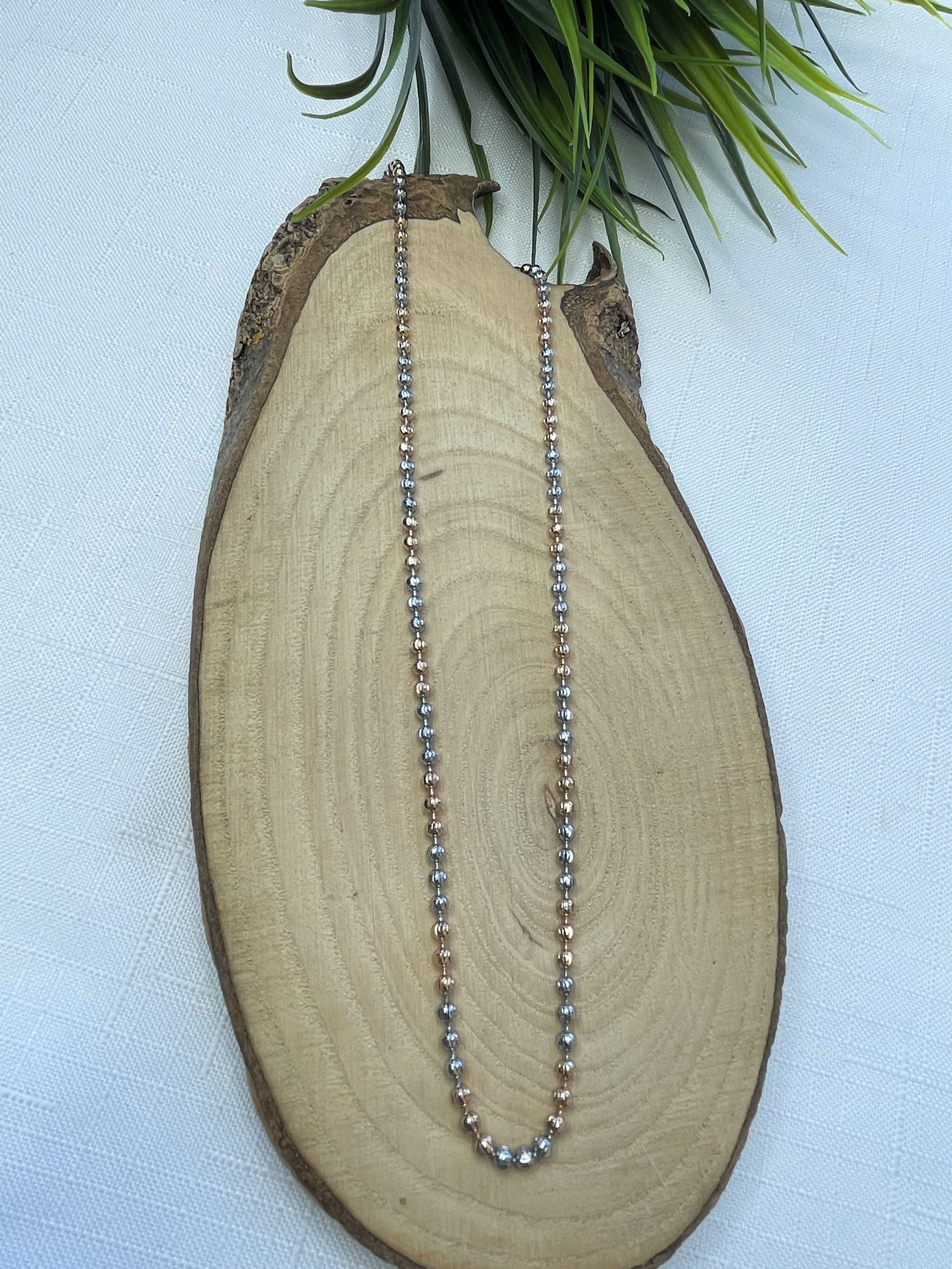 Xuping Çift Renk Dorika Zincir Kolye