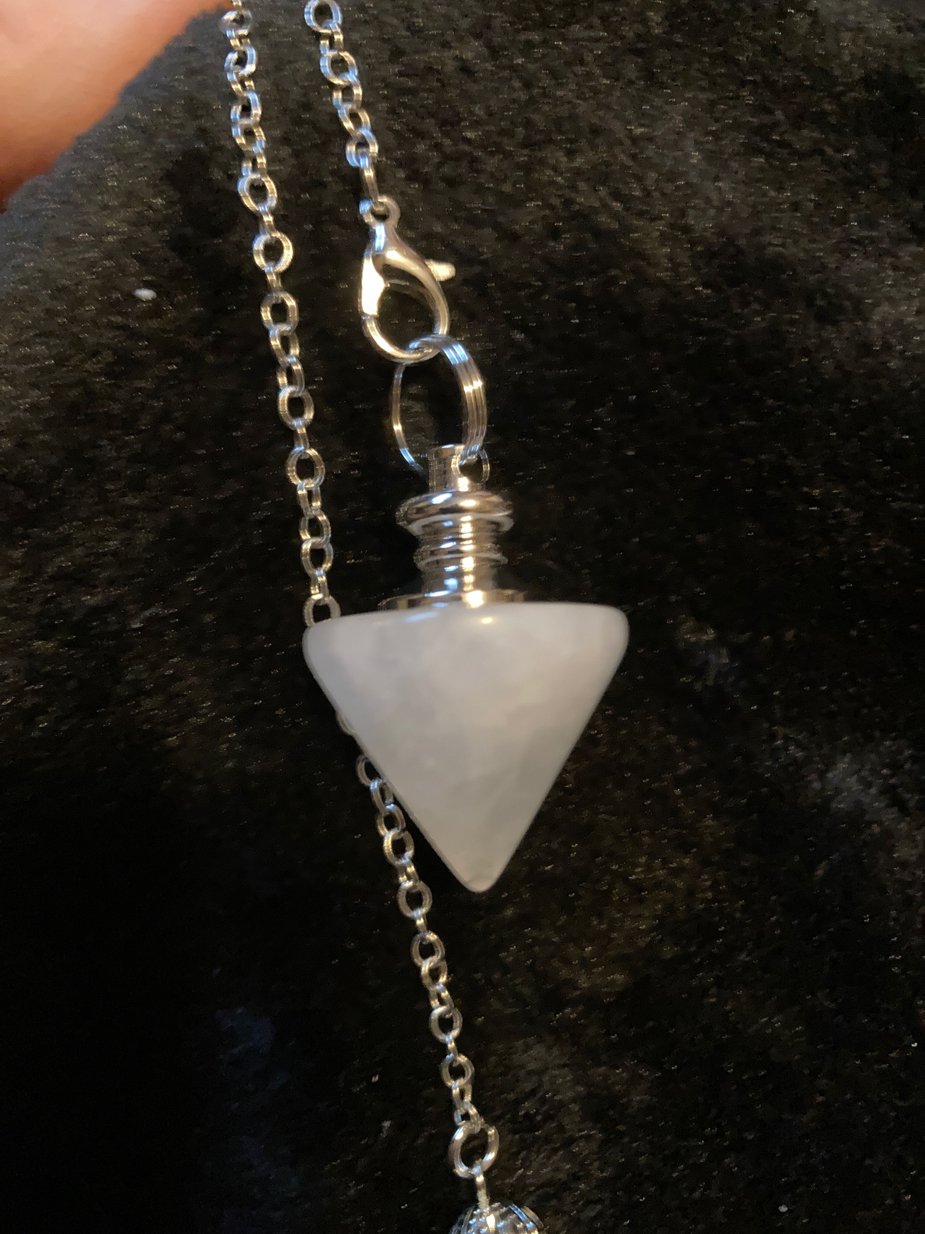 pendel vit kristall Nr. 43