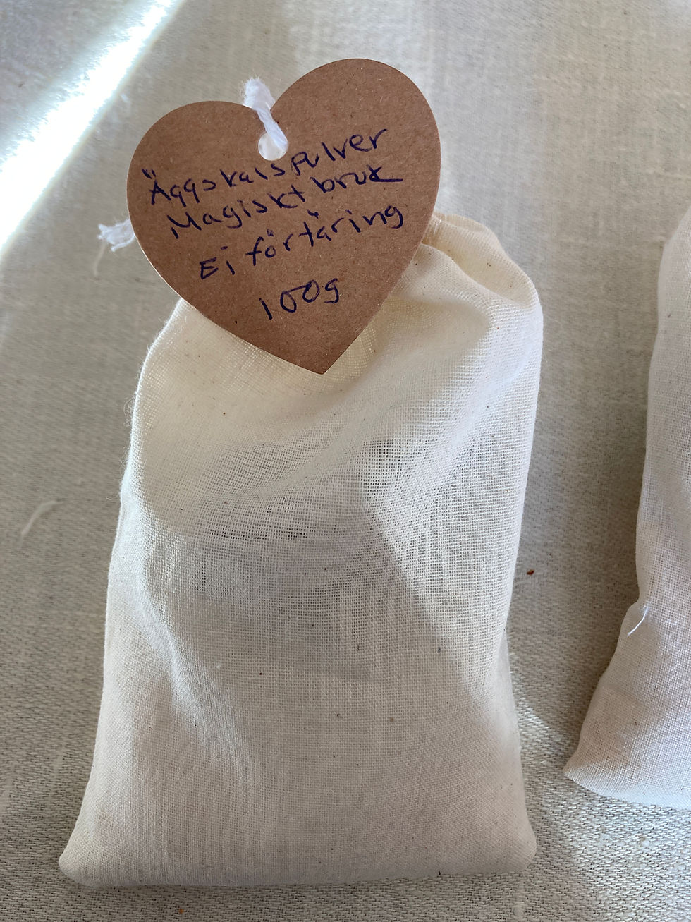 Äggskalspulver för magiskt bruk 100 g