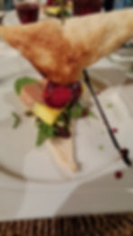 Foie gras mi-cuit maison confit de framboise