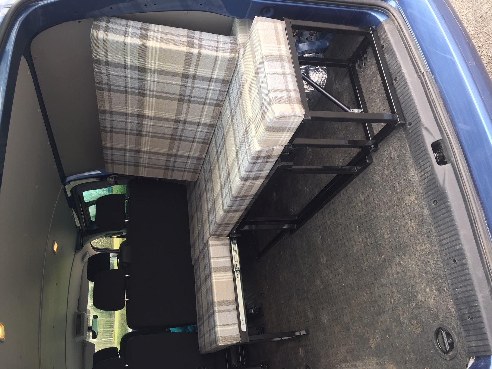 Flatout Camper Beds. Slide out Beds