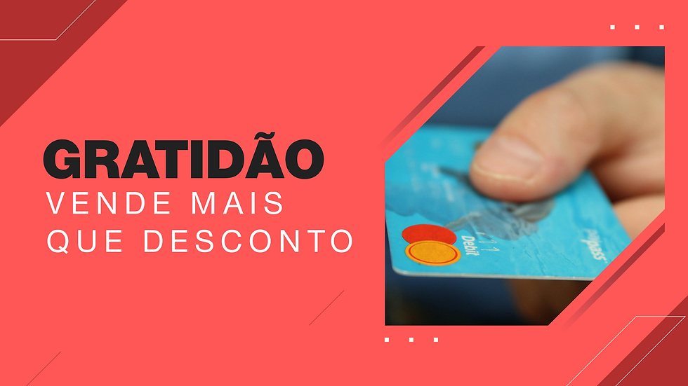 gratidão em vendas