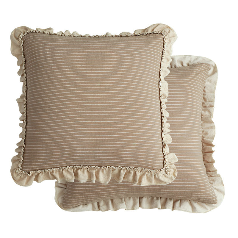 Lace Lotus Leaf Cotton Sofa Pillow