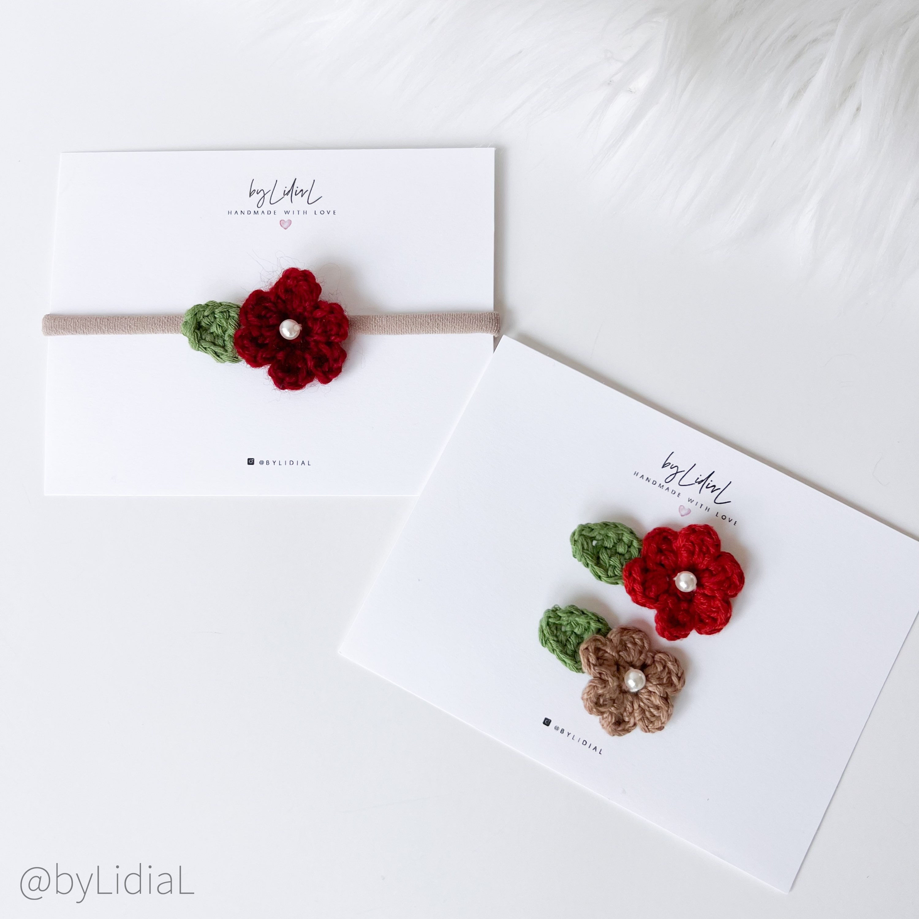 Flower Hair Clip or Headband 