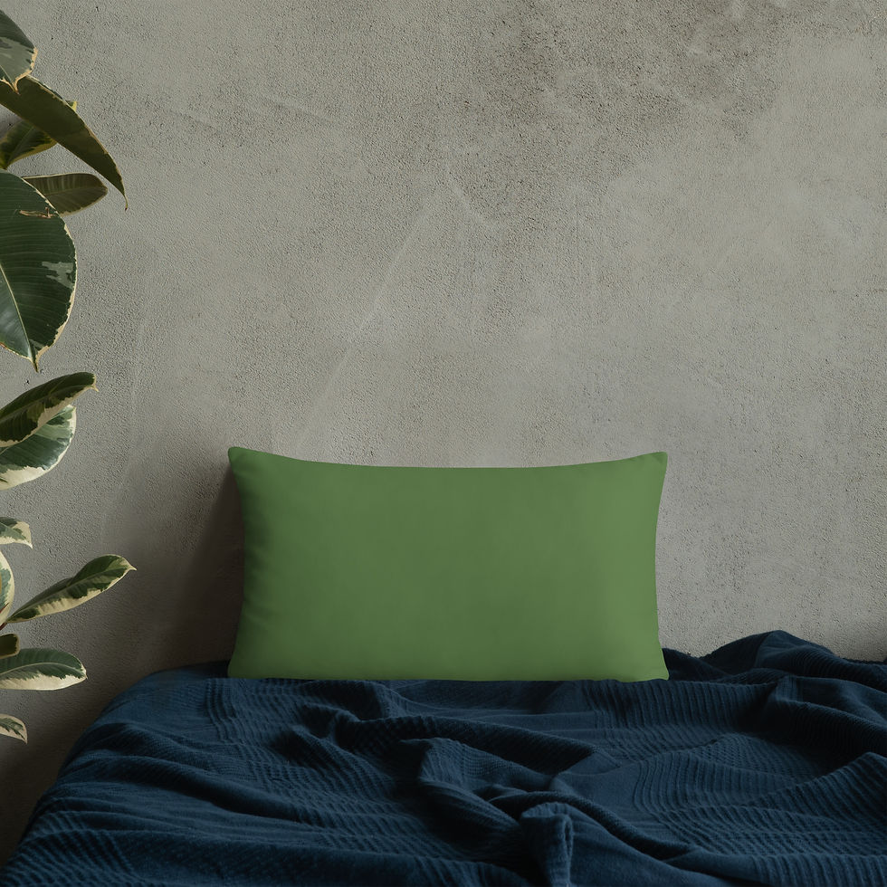 Thumbnail: Basic Pillow | Photo Edit, White Flower Bokeh On Green (ID-039)
