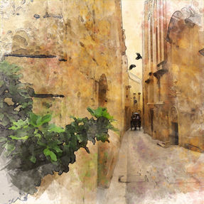 Malta, Mdina, Mediterranean, magical, island, Carriage, history, fairy tail city, narrow streets, coaches, turistic attraction, citadel, plants, green, authentic, old city, stone, walls, buildings, medieval, yellow streets,
