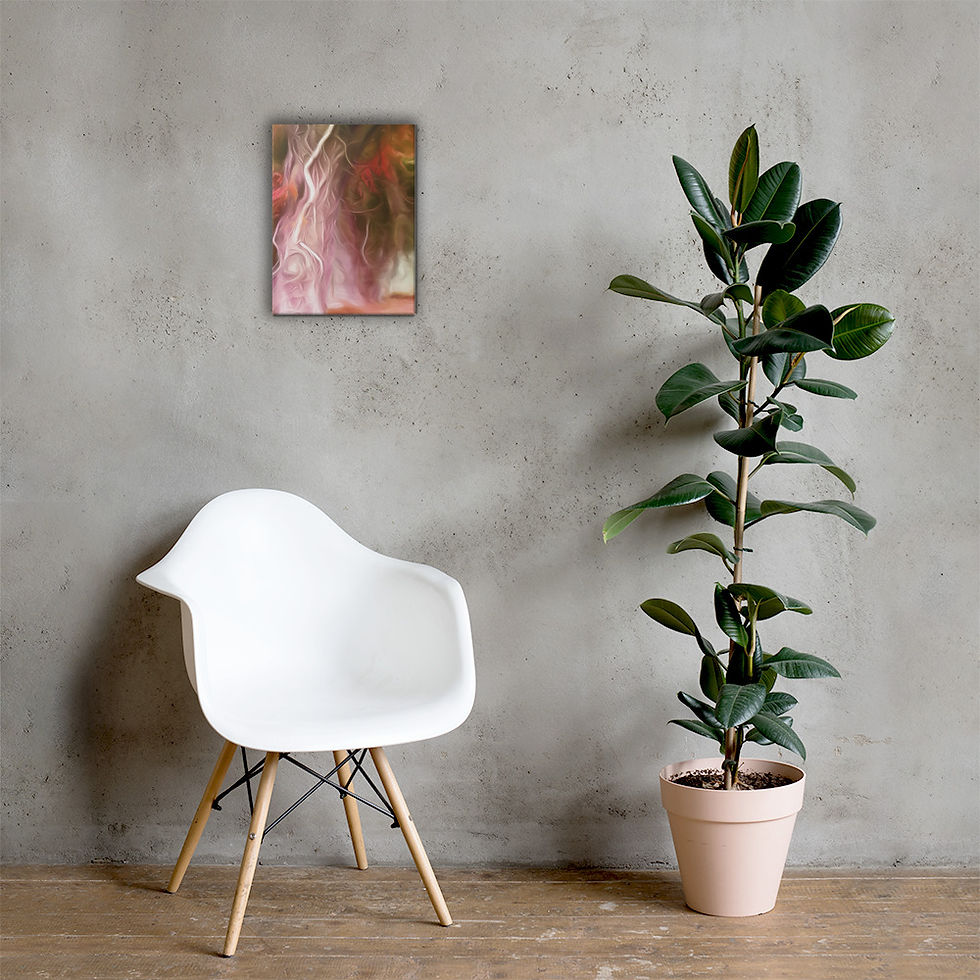 Thumbnail: Canvas Print | Photo Edit, Rust Red Dreamy Tree (ID-019)