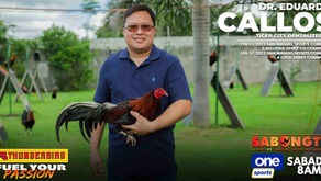 Dr. Eduardo Callos of Tiger City Dentalizer Gamefarm with Thunderbird (March 18, 2023)