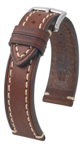 Brazalete Reloj, Hirsh Cuero, Liberty L, 20mm, Marró