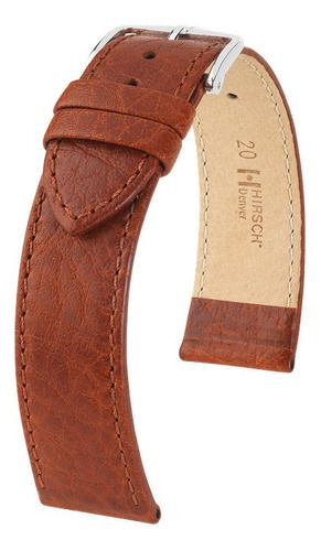 Brazalete Reloj, Hirsch Cuero, Denver L, 18mm, Negro