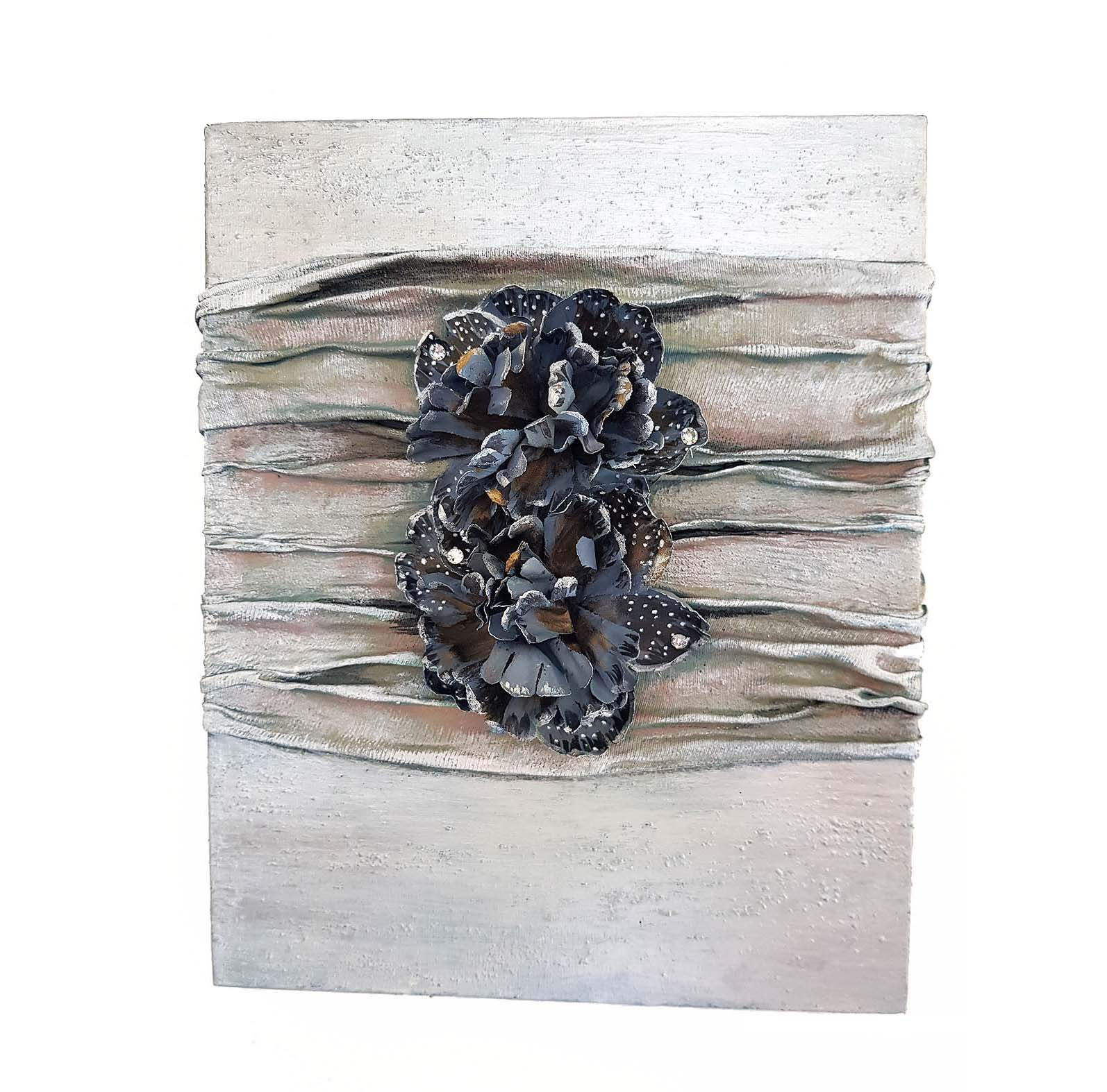 Silver Silk #1 w/ Swarovski Crystals