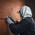 Realistic image of a pest control techni