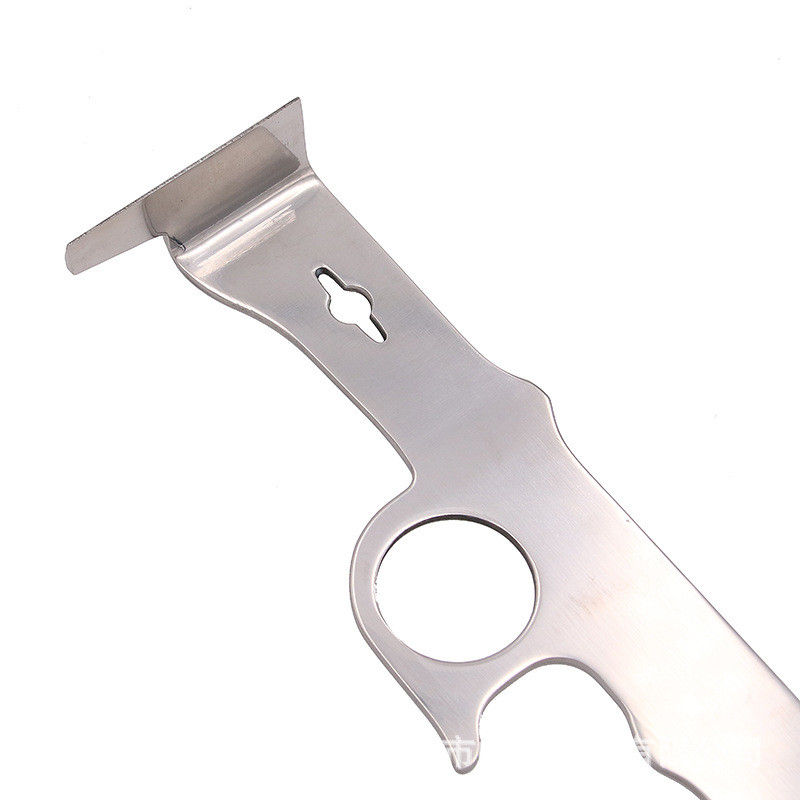 Thumbnail: Korean Style Hive Tool with Ring Stainless Steel
