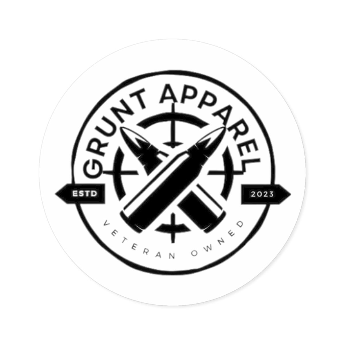 Grunt Apparel Logo Sticker Decal 