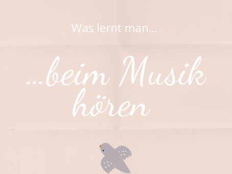 Was lernt man beim Musik hören?
