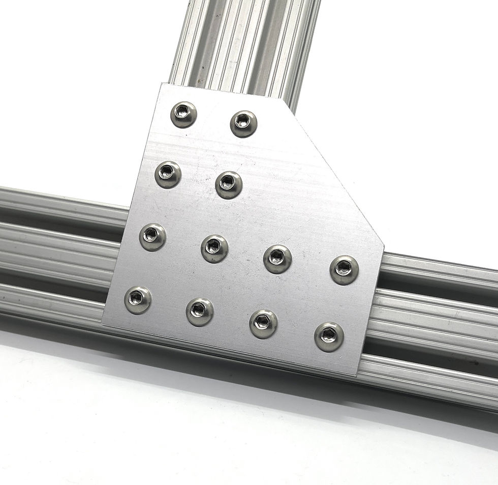 Thumbnail: 12 Hole | 90° Degree Angled Flat Joining Plate