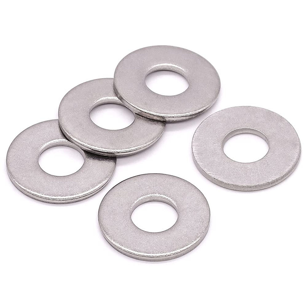 Thumbnail: Flat Washers Stainless Steel 5/16" x 7/8" x 0.062