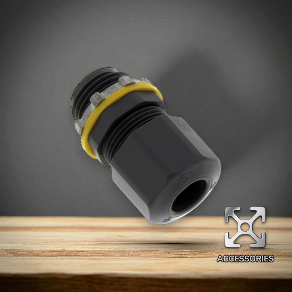 Thumbnail: 1/2-Inch Strain Relief Cord Connector (Cord Range: 0.200"-0.485")