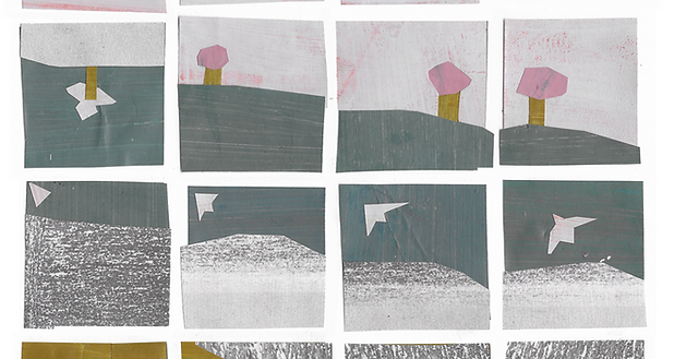 cut-out collage