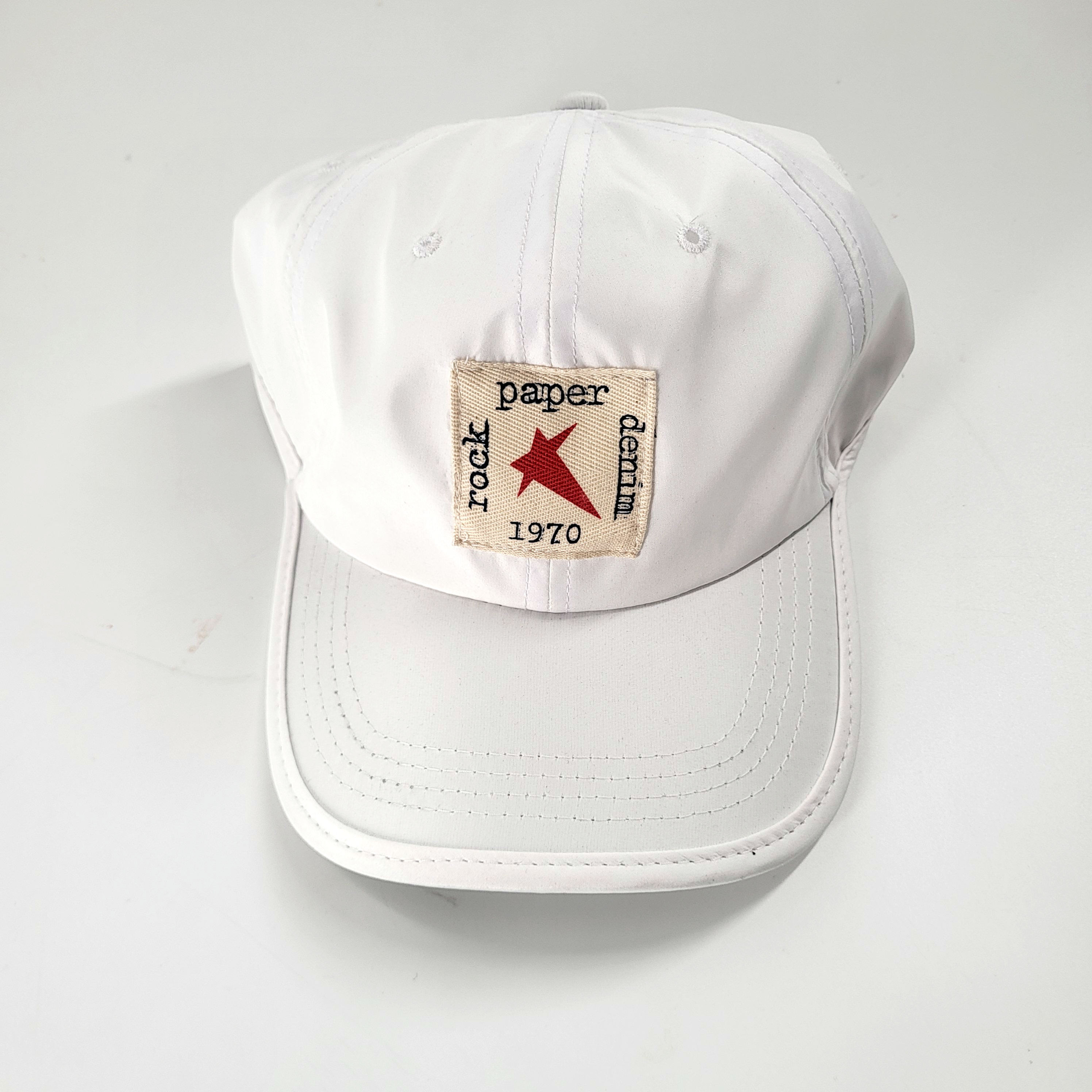 White Nylon Sport Cap