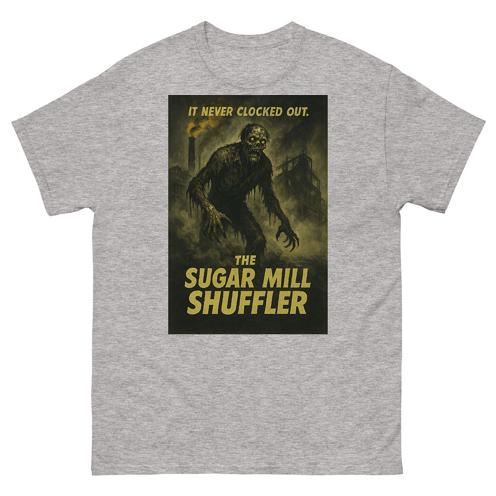 Thumbnail: Sugar Mill Shuffler T-Shirt – Longmont Colorado Cryptid Tee
