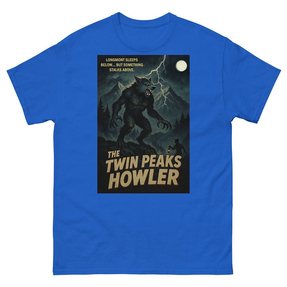 Thumbnail: Twin Peaks Howler Cryptid T-Shirt – Longmont Colorado Mountain Legend Tee