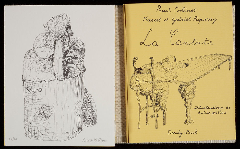 Miniature : La cantate / Paul Colinet ; M. Et G. Piqueray ; Illus de Robert Willems