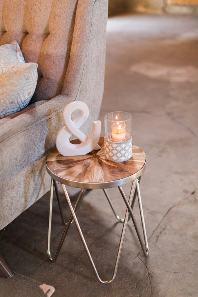 Sunburst Hairpin Side Tables