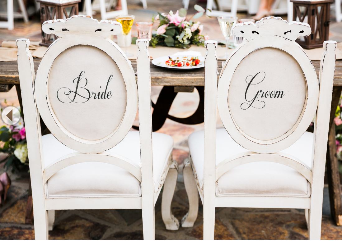 Bride & Groom Chairs