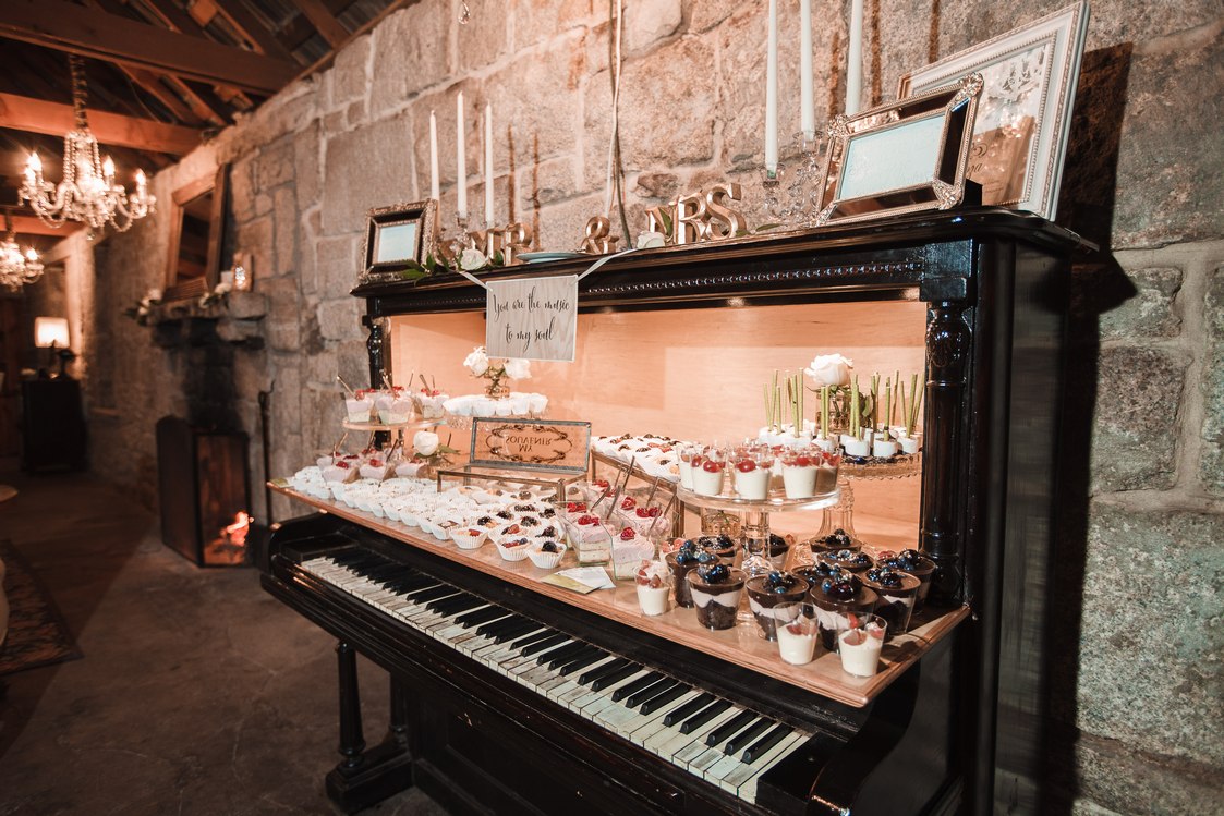Dark Wood Piano Bar