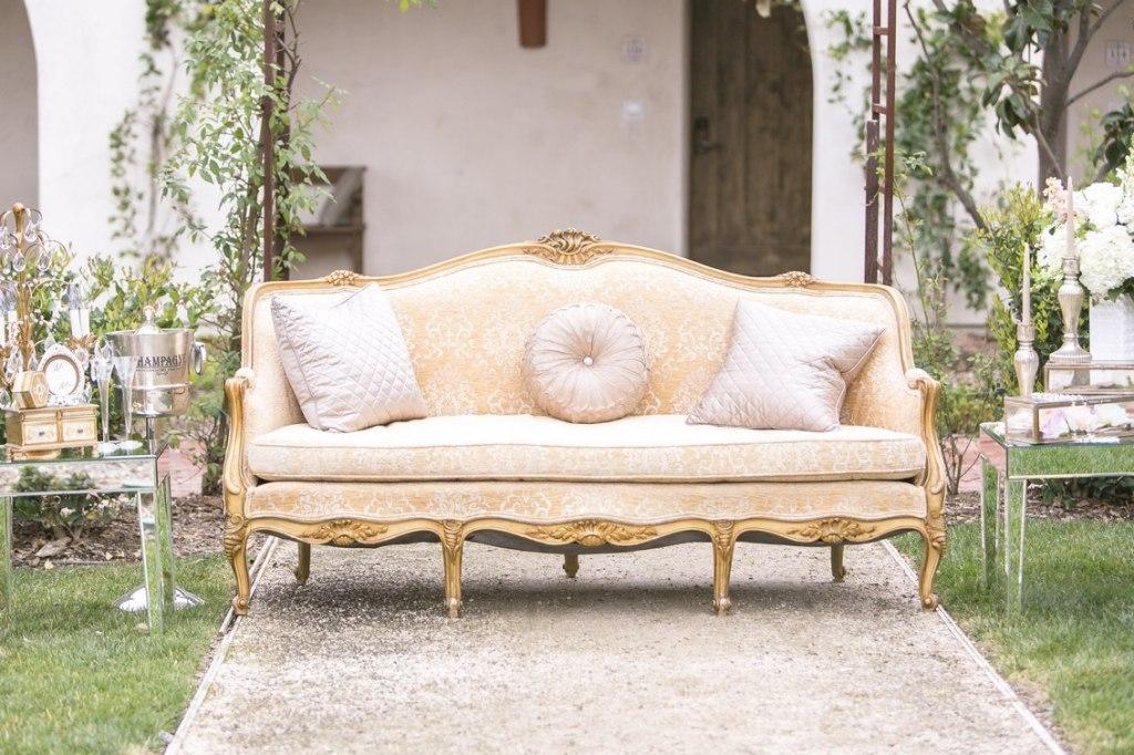 Versailles Gold Sofa