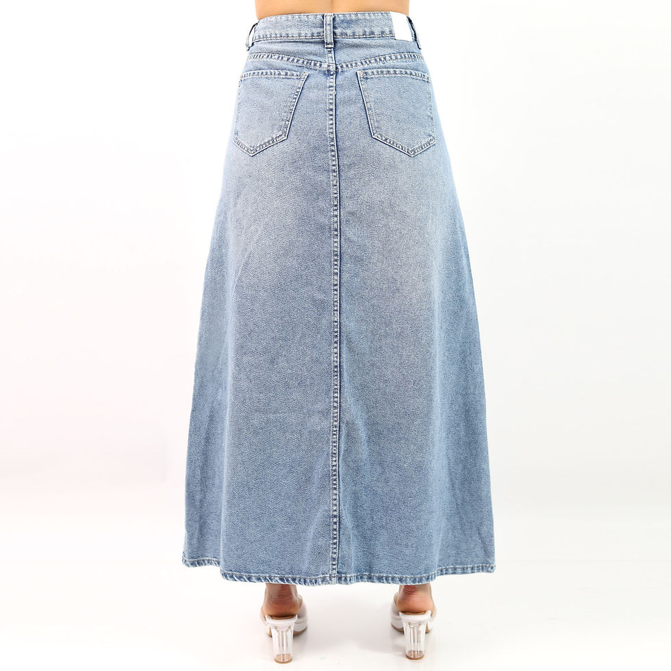 Miniatura: Maxifalda Denim Cayetana
