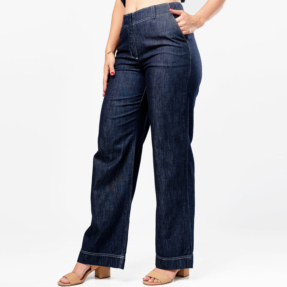 Miniatura: Pantalón Denim Wide Leg Kata