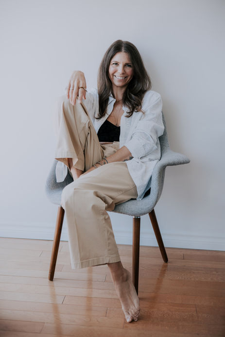 Relaxed indoor personal branding portrait - Olive Studio Hamilton 