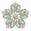 Thumbnail: 18mm/20mm Light Green Rhinestones w/ 5 Point Flower Snap (1820-9285-E2)
