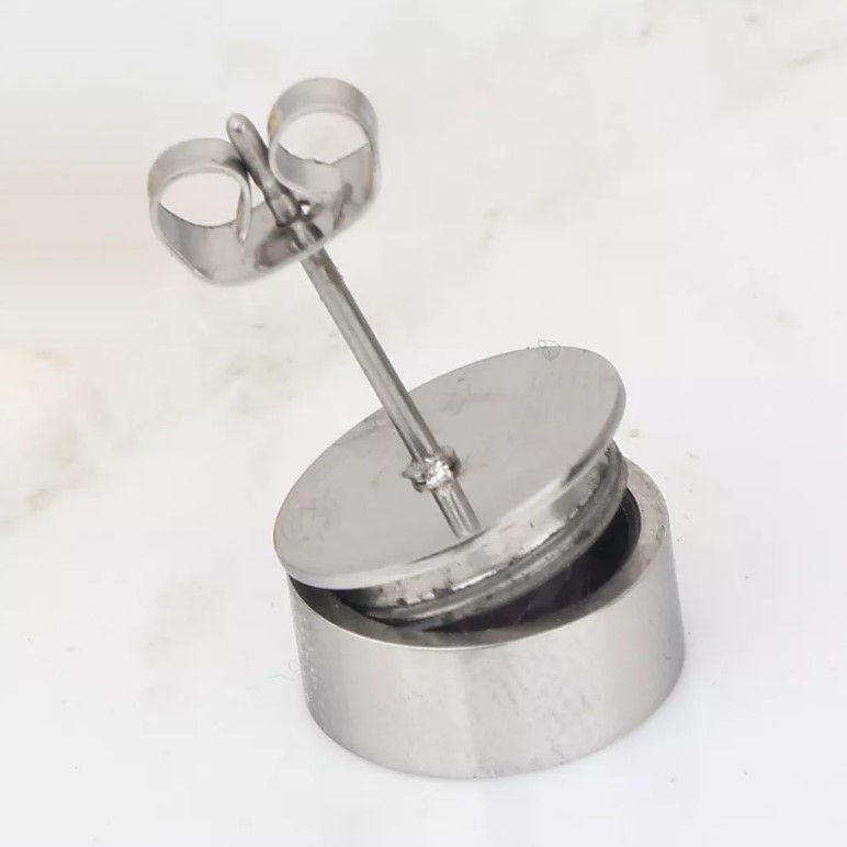 Thumbnail: Interchangeable Stainless Steel Earrings (Includes 2 ea. of 4 colors) (1848-3-C)