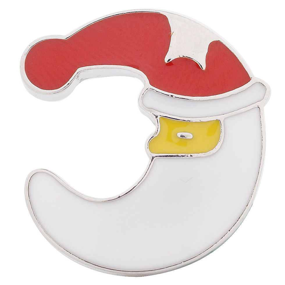 18mm/20mm Santa's Moon-Shaped Head Snap (1820-6214-E8)