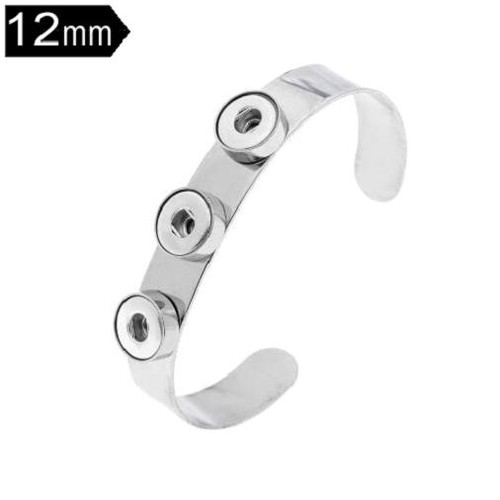 12mm 3 Snap Bracelet (120017J) SnapJewelryOnABudget