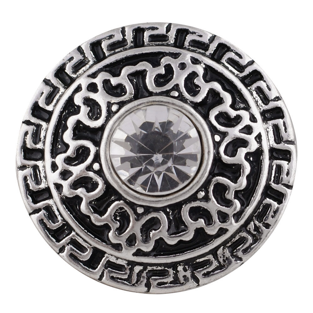 18mm/20mm Metal Ornate Shield Snap (1820-7363C)