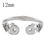 Thumbnail: 12mm 2 Snap w/Crystal Tulips Bracelet (12-1168-E1)