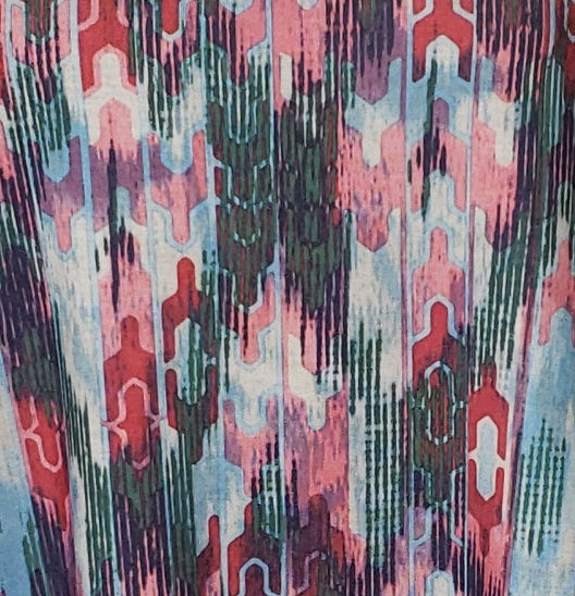 Thumbnail: LuLARoe Classic-T Lt Blue, Lt Pink Striped Design Shirt (7086-CLASSIC-XXLARGE)