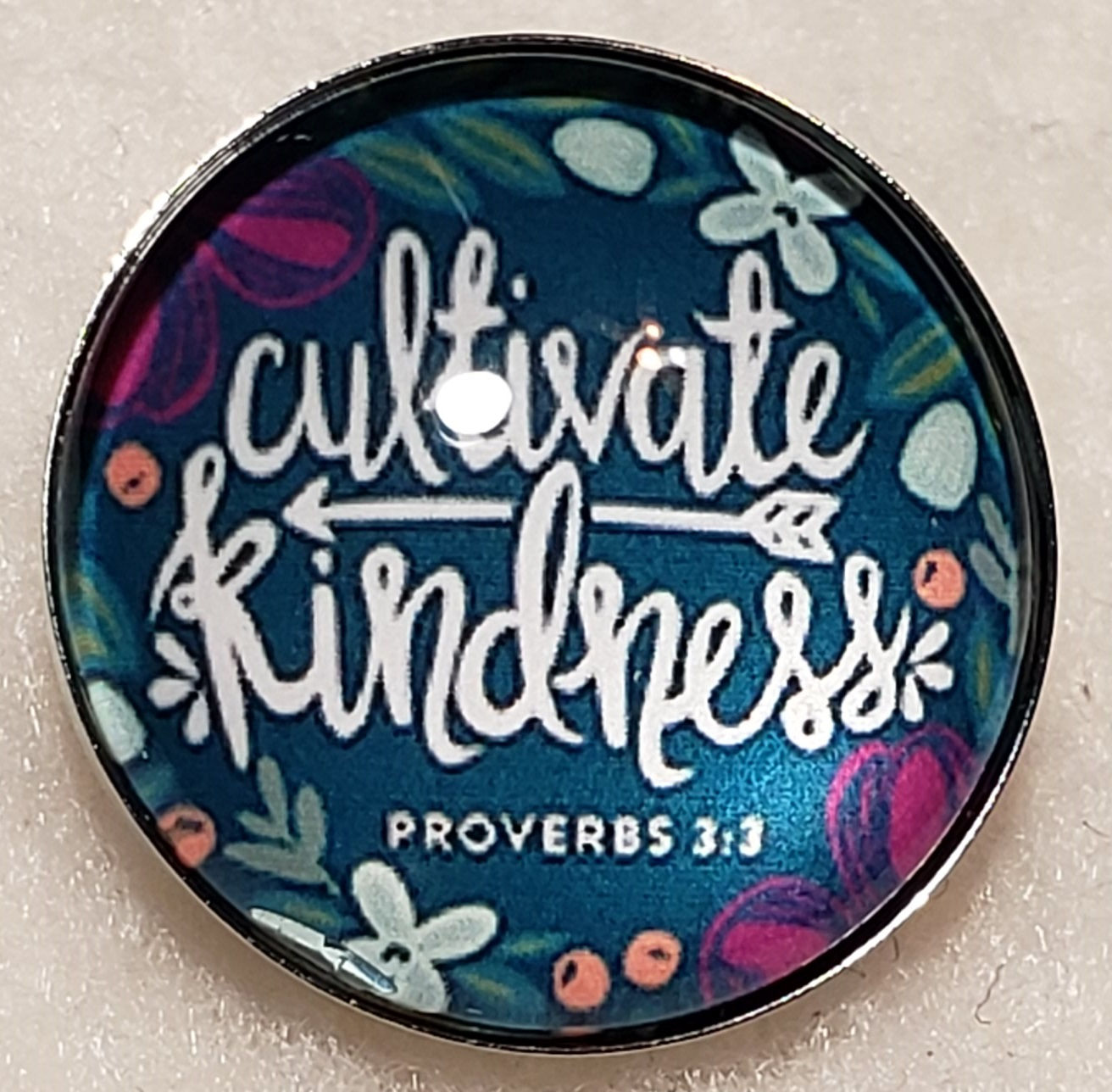 18mm/20mm CULTIVATE KINDNESS Glass Dome Snap (1820-9404A)