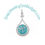 Thumbnail: 18mm/20mm Clear Rhinestone Teardrop Pendant (1820-4098-E1)