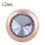 Thumbnail: 12mm Rose Gold Round w/Lavender Rhinestone Snap (12-9682-E3)