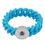 Thumbnail: 18mm/20mm Kid's Turquoise Silicone Bracelet - Size - 5 1/4" (1820-3037H-CO-E4)