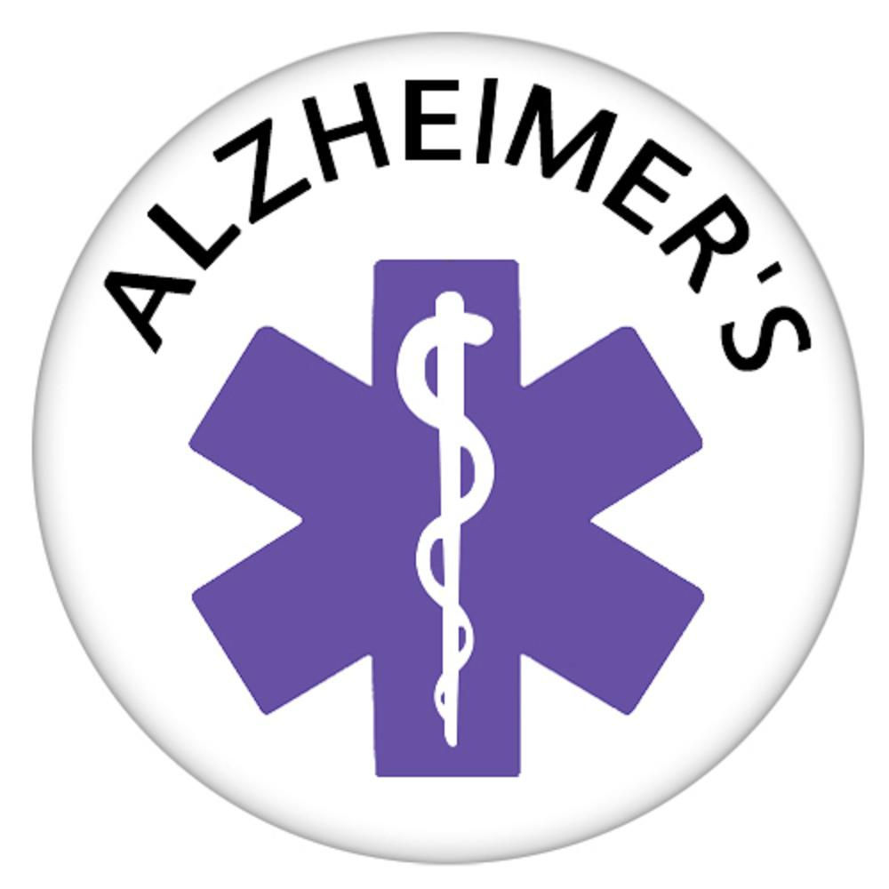 18mm/20mm ALZHEIMERS Glass Dome Snap (1820-1184J)