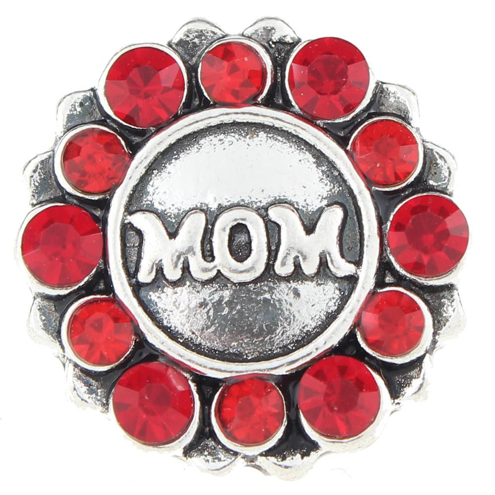 18mm/20mm MOM w/Red Stones Snap (1820~4765J)